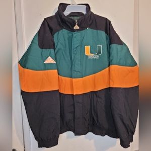 Apex Miami University Jacket Size Large Vintage